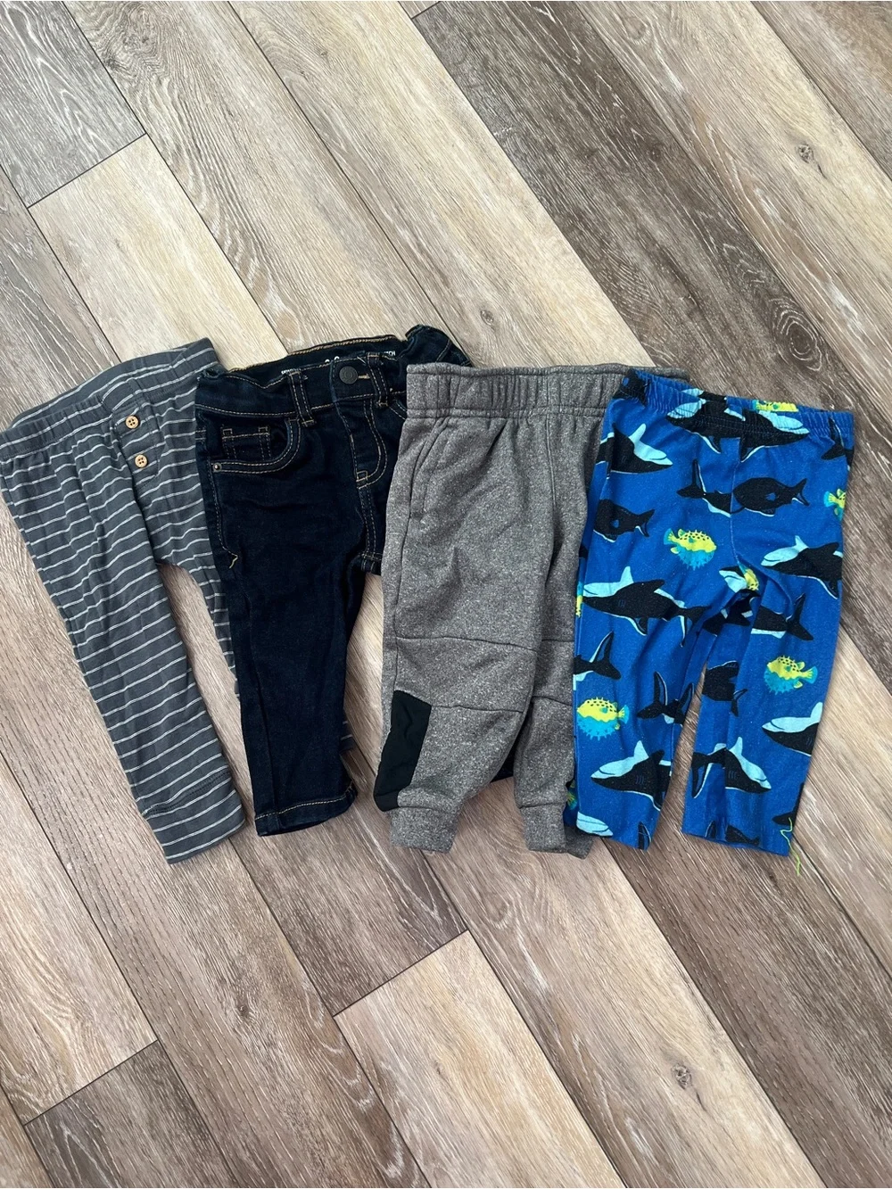 Bundle baby boy jeans bottoms leggings pj bottoms joggers